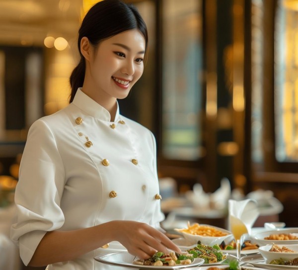 鸭溪大酒店餐饮服务员，品质服务之选