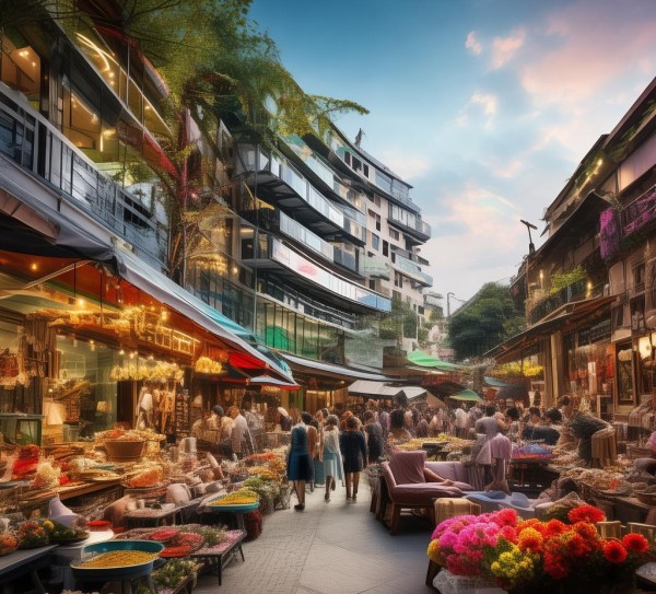 酒店与集市,创意融合与商业价值 酒店与集市,创意融合与商业价值
