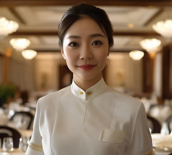 木栾大酒店餐饮服务员，守护顾客耐心的职场明星