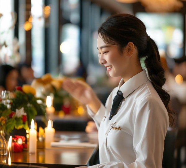 温暖的四季·四季酒店餐饮服务员，一言一行传递温暖