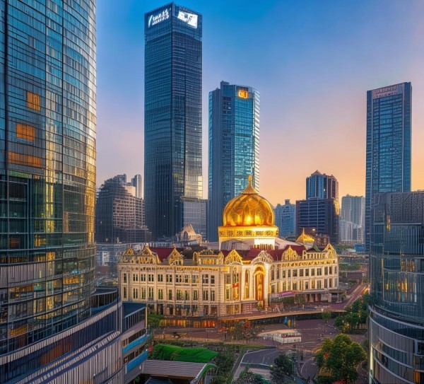 温州市区与温州市维也纳酒店，一个融合城市与高端酒店的典范