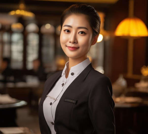 高淳开元酒店餐饮服务员，专业与责任，服务的温度