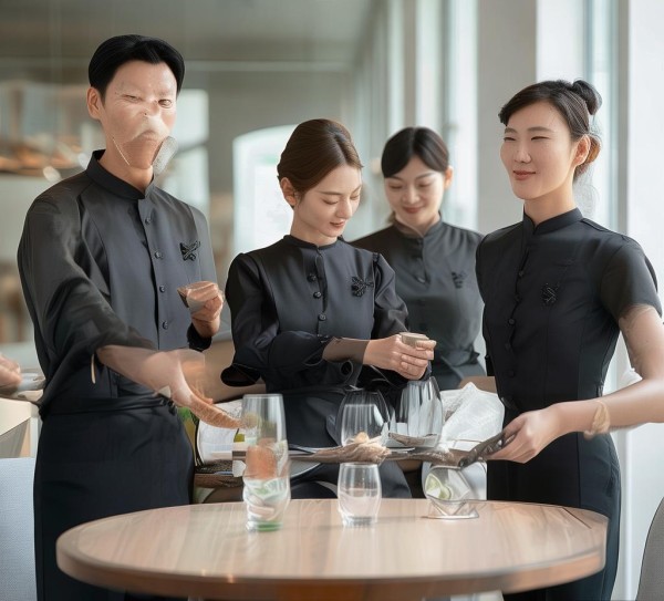 餐厅服务，蹲姿礼仪的创新与健康