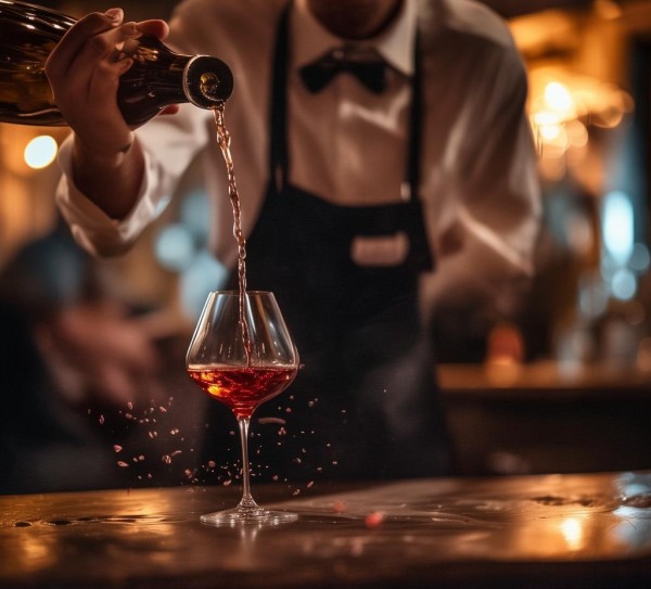 酒香传情,酒店服务生的倒酒礼仪 酒香传情,酒店服务生的倒酒礼仪
