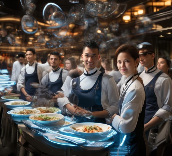 于都美食天地,餐饮服务员的未来 于都美食天地,餐饮服务员的未来