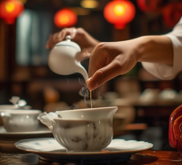 餐厅服务员的倒茶礼仪，文化中的坚守与细节