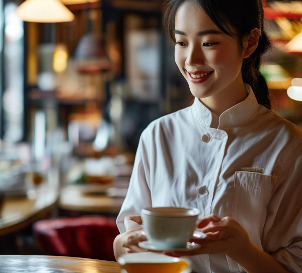 餐饮酒店服务员，一杯好茶换一份好服务
