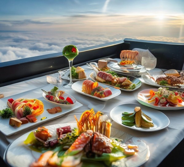 航空中的美食,后海角酒店的味觉之旅 航空中的美食,后海角酒店的味觉之旅
