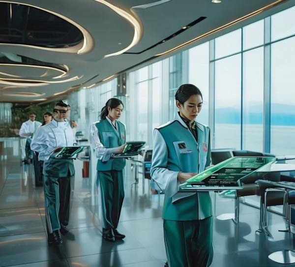科技赋能,环保未来—平潭星海国际大酒店餐饮服务员的现代服务新模式 科技赋能,环保未来—平潭星海国际大酒店餐饮服务员的现代服务新模式