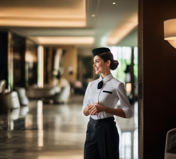 酒店服务人员礼仪风采，品质服务，礼到到位