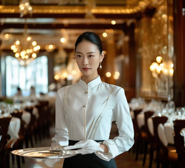 新丽华酒店餐饮服务员，专业与创新的完美结合
