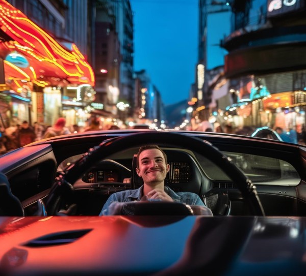 醉 driving in the heart of a bustling city:the highlight of a perfect day