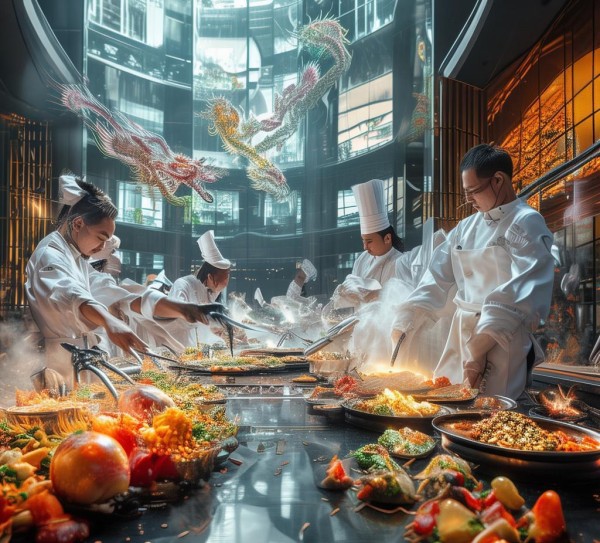 disrupting the Dragon Age of Dining in the High-Rise Design of滨海一号酒店