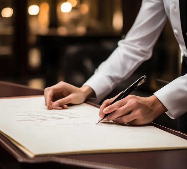 酒店服务员的 signature 礼仪,如何妥善处理数字签名 酒店服务员的 signature 礼仪,如何妥善处理数字签名