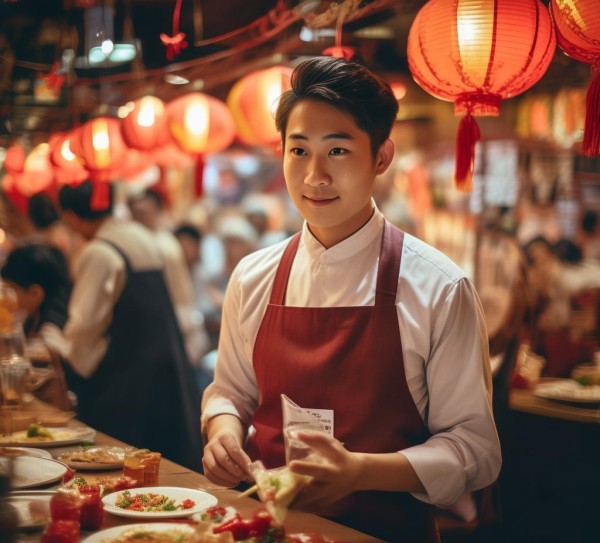 廉洁与温暖，过年期间的餐饮服务员之责任担当