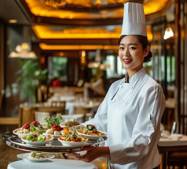永利酒店餐饮服务员周庄的职业风采与成长之路