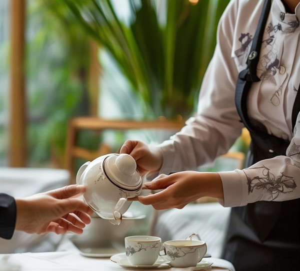 酒店服务端茶文化,尊重环境,优雅服务 酒店服务端茶文化,尊重环境,优雅服务