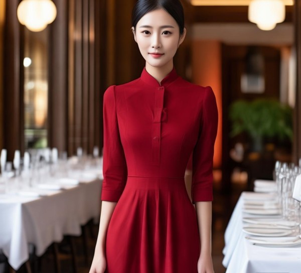 酒店餐饮服务员的旗袍,职业形象的关键 酒店餐饮服务员的旗袍,职业形象的关键