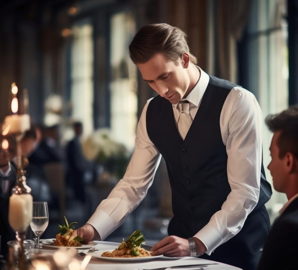 高端酒店餐饮服务员,delivering exceptional dining experiences 高端酒店餐饮服务员,delivering exceptional dining experiences