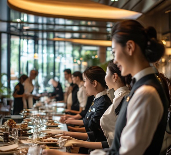 华辰酒店，专业服务，贴心服务—服务礼仪特别展示