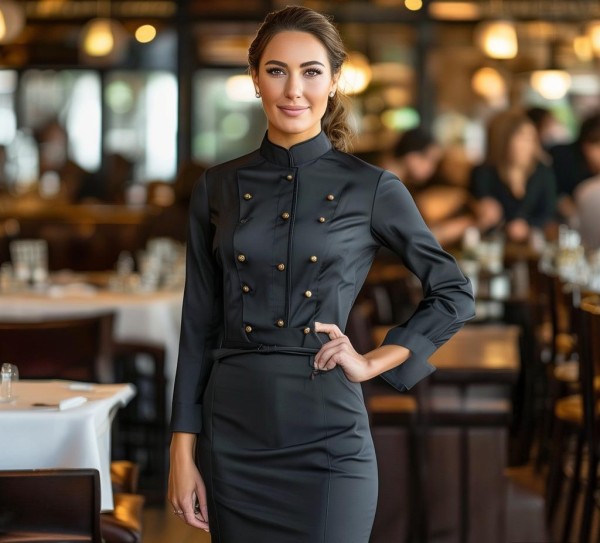 餐饮酒店服务员工作服女,职业之美,尊严在行动 餐饮酒店服务员工作服女,职业之美,尊严在行动