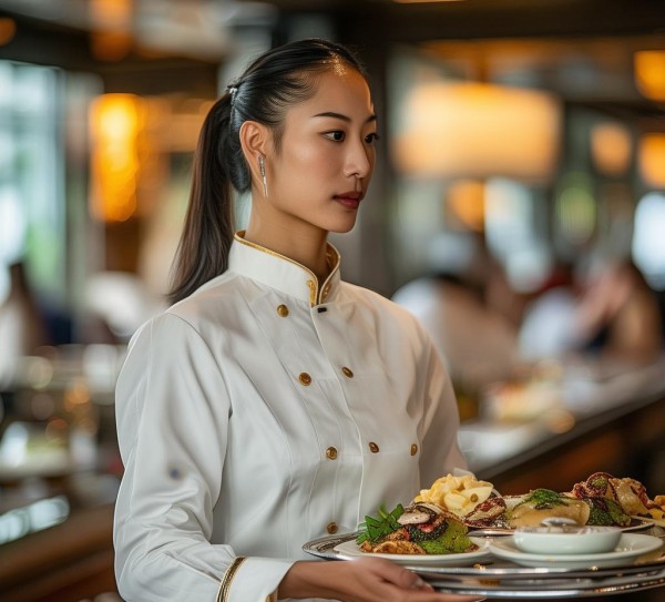 南屏酒店餐饮服务员,专业与责任的完美结合 南屏酒店餐饮服务员,专业与责任的完美结合