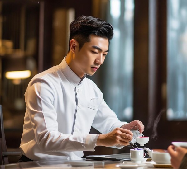 商务酒店服务员的倒茶礼仪—如何让客户感受到尊重与专业