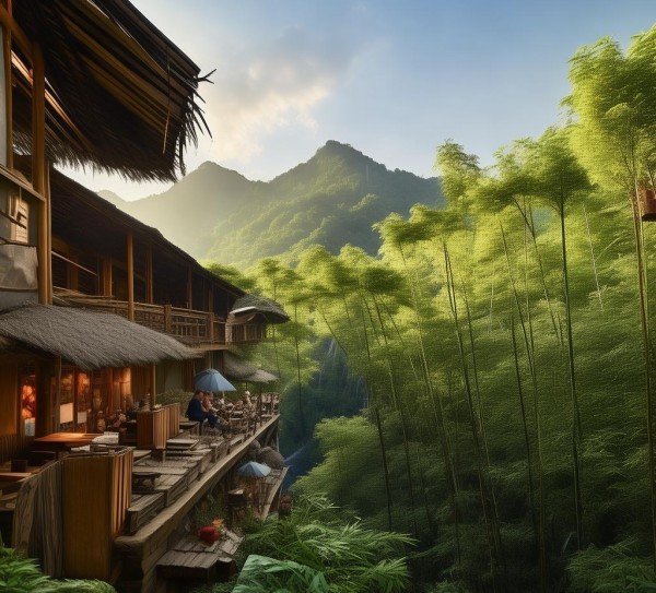 竹山餐饮酒店,一个与自然对话的诗意栖居地 竹山餐饮酒店,一个与自然对话的诗意栖居地