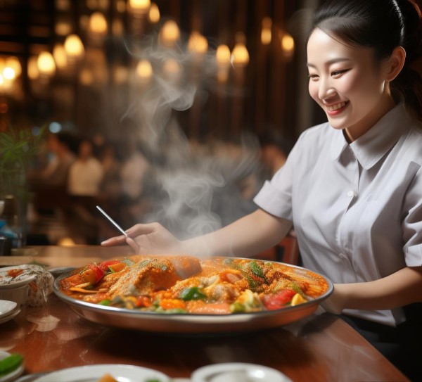 郑州华智酒店餐饮服务员,辣的体验,温暖的关怀 郑州华智酒店餐饮服务员,辣的体验,温暖的关怀