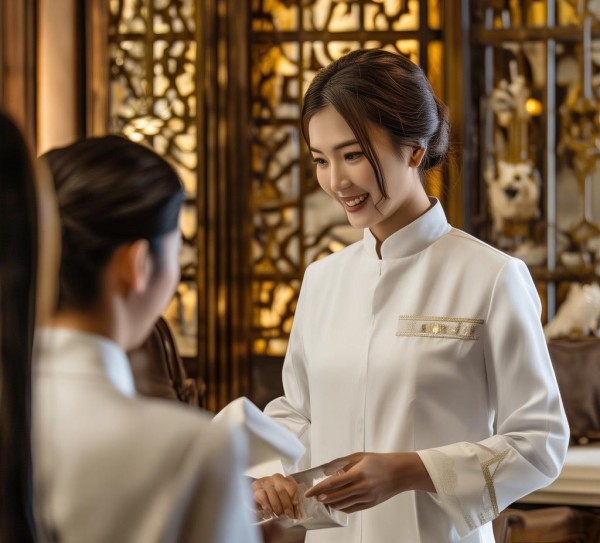 君澜酒店餐饮服务员，品质服务，匠心传承