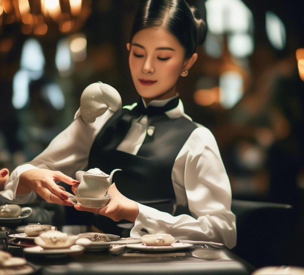 酒店服务员奉茶礼仪，一场无声的文明对话