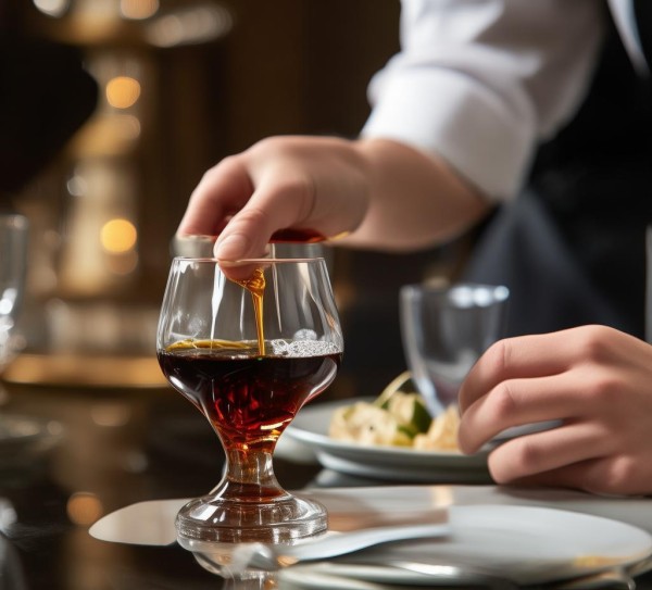 酒店服务员倒醋礼仪规范，文明服务，guest的良好体验