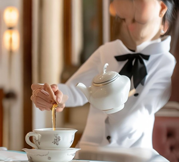 倒茶水，酒店服务员的礼仪规范