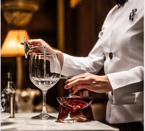酒店服务员倒酒礼仪，礼仪之重要，服务在其中