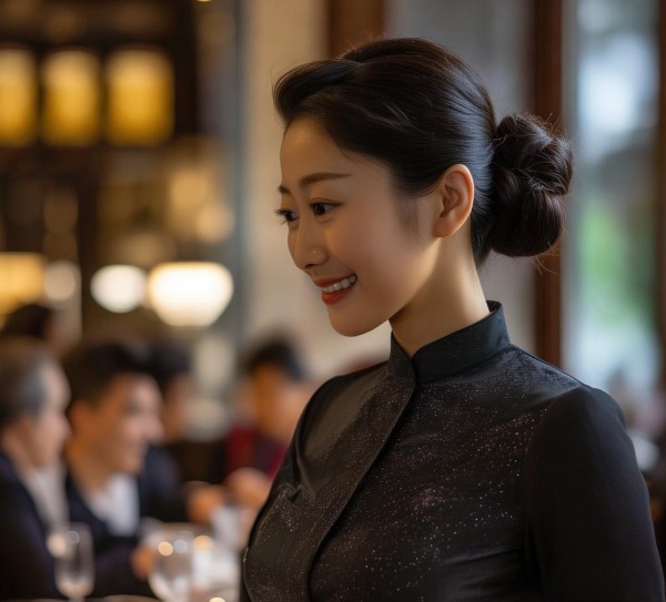 怀化美美酒店餐饮服务员，专业与爱的完美结合