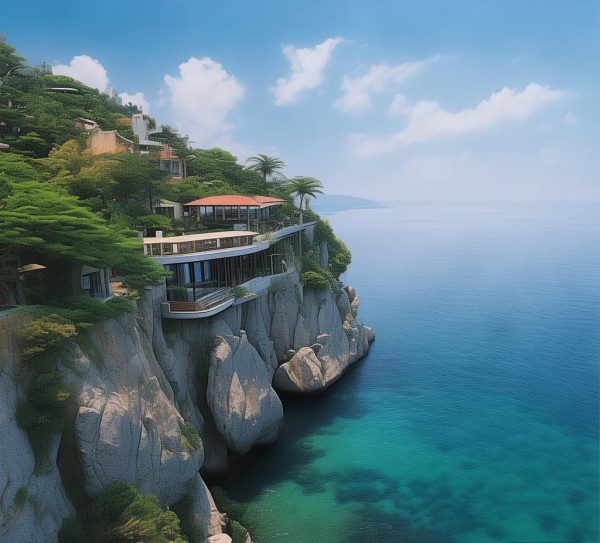 翡翠湾酒店，高端旅游 destination