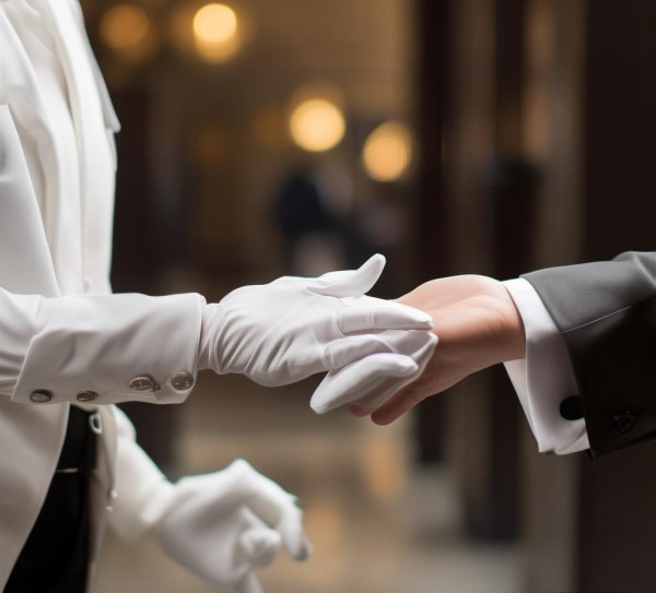 酒店服务礼仪白手套,提升客人体验的必备之器 酒店服务礼仪白手套,提升客人体验的必备之器