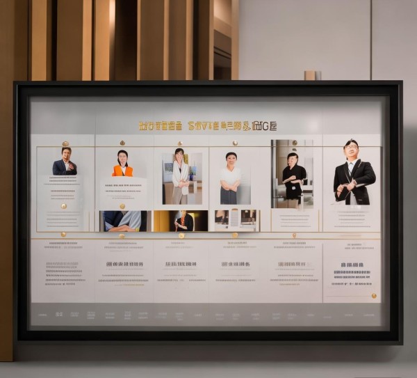 酒店服务礼仪展板设计图