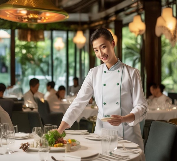 绿岛国际酒店餐饮服务员,为您打造高端品质服务,成就美好用餐体验 绿岛国际酒店餐饮服务员,为您打造高端品质服务,成就美好用餐体验