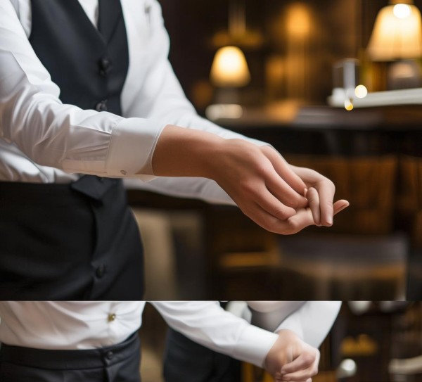 酒店服务礼仪手势绘画图，如何让客人体验 superior 酒店服务