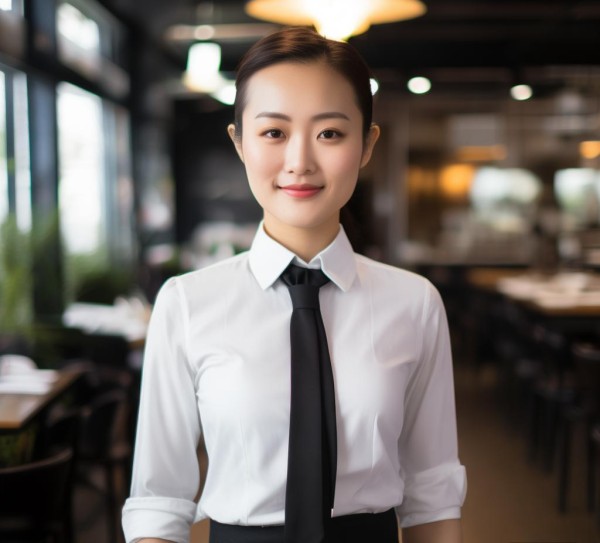 餐饮服务员正装，职业形象与专业能力的完美展示