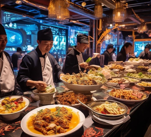 舌尖上的电竞之都，唐潮电竞酒店的美食盛宴