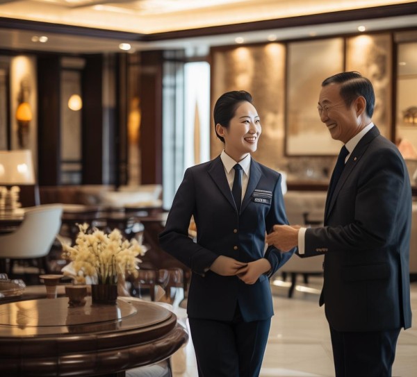 华辰酒店，服务礼仪的完美融合