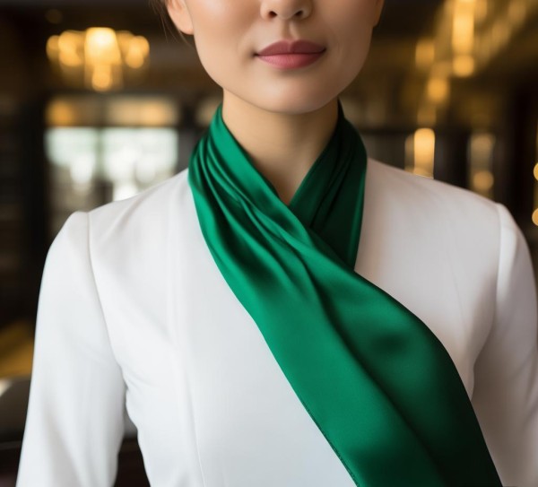 酒店服务礼仪丝巾如何正确佩戴? 酒店服务礼仪丝巾如何正确佩戴?