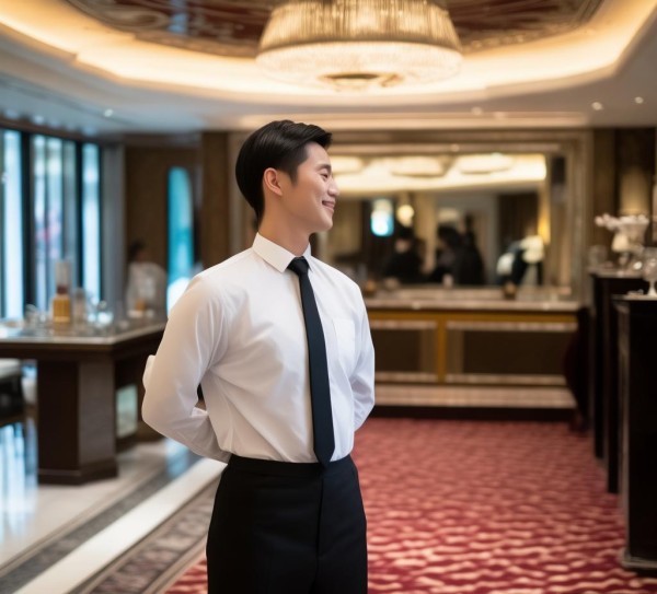 酒店服务员站岗培训礼仪指南