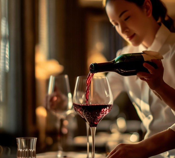 酒店服务员倒红酒,维护良好环境的必修课 酒店服务员倒红酒,维护良好环境的必修课