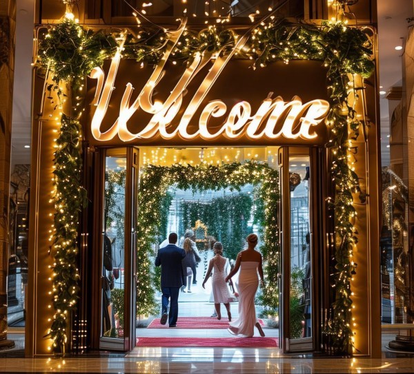 婚庆到达，酒店Welcome！