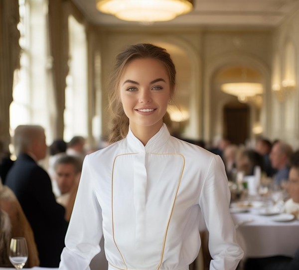 四贸大酒店餐饮服务员,用专业与热情赢得顾客 四贸大酒店餐饮服务员,用专业与热情赢得顾客