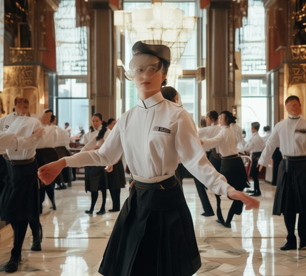 港式酒店服务礼仪操练中的舞蹈之美 港式酒店服务礼仪操练中的舞蹈之美