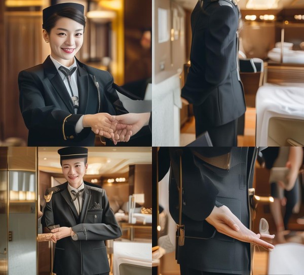 酒店服务礼仪流程标准图